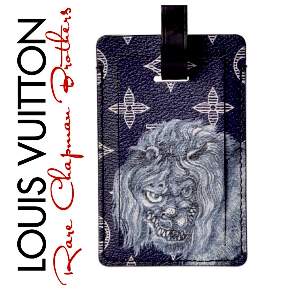 💎 NIB Louis Vuitton x Chapman Brothers Lion Luggage Tag • Limited Edition - Picture 2 of 12